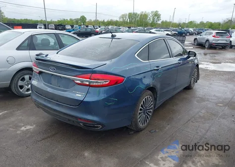 2018 Ford Fusion Titanium z USA, uszkodzony, nr VIN 3FA6P0D92JR234341